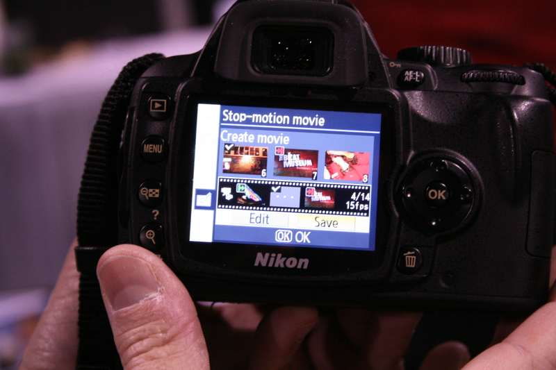 Illustration for article titled Hands On Nikon D60 With Stop-Motion Movie Walkthrough